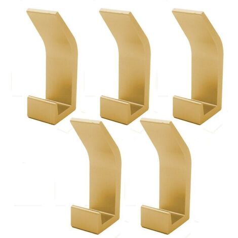 BOOKARROW 4 Ganci Per Cappotti Da Parete A Vite Per Porta Ganci Cromati Per Asciugamani E Accappatoi Per Bagno O Cucina 410~p56812544