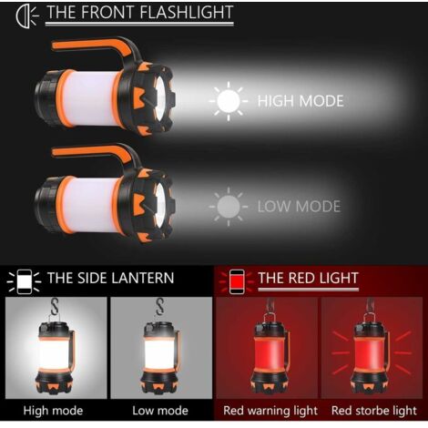 Saldi Lanterna da campeggio a LED ricaricabile con batteria