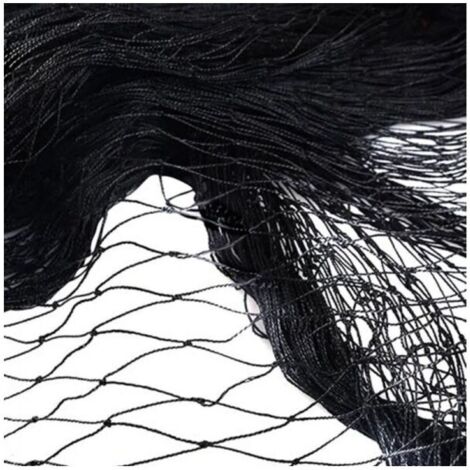 Rete Da Calcio In Nylon Goodwin Netting - 50' X 2' - Nero, Maglia Quadrata, Alta Resistenza