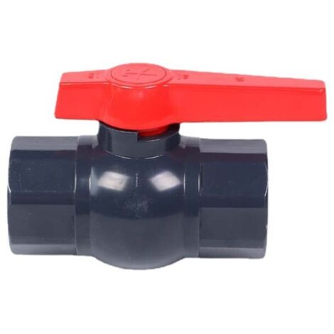 Confezione Da 2 Valvole A Sfera A 3 Vie, Pratica Valvola A Sfera In Hdpe Antiruggine Con Maniglia Isolata In Vinile Rosso Filettatura Npt Femmina Per Tubo 25 Mm 77013681