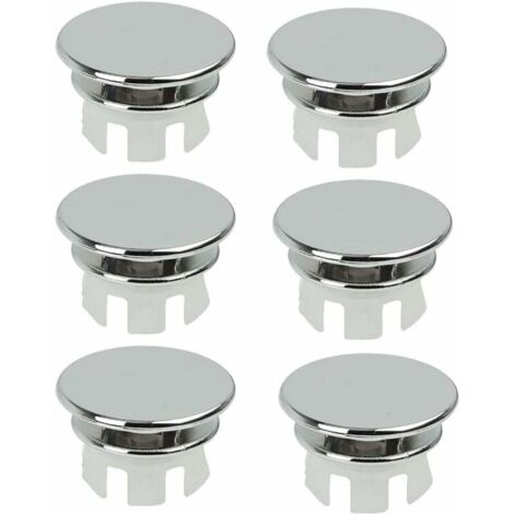 Pulsante per lo scarico del WC, 38 mm, doppio pulsante per sciacquone, accessori per WC, testa rotonda, ricambio per bagno e riparazione serbatoio dell'acqua (nero