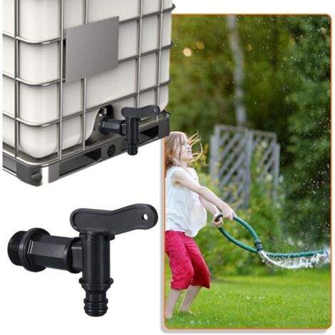 TF IBC - Adattatore con rubinetto da 3/4 per serbatoio acqua