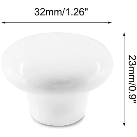 Happy Bonsai Set Di 2 Vasi Rotondi In Ceramica Non Smaltata Per Bonsai, Cactus E Pi Grasse – Dimensioni 9,5 Cm E 10 Cm, Con Fori Di Drenaggio E Reti Protettive - 3