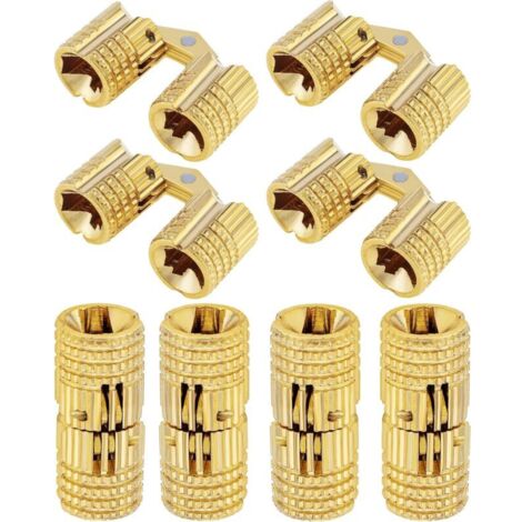 Cerniere per porte da 10 pezzi, cerniere in acciaio inox, cerniere