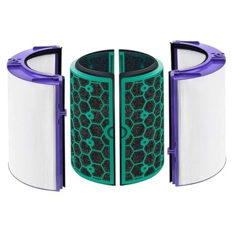 Filtro HEPA per purificatore d'aria Dyson Pure Cool TP04 TP05 HP04 HP05 DP04, carbone attivo + filtro dell'aria di ricambio compatibile con i ventilatori purificatori Dyson Pure Cool.