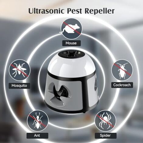 Repellente per Topi per Auto,Repellente per roditori a conversione di frequenza ultrasonica Intelligente,Repellente portatile per roditori a ultrasuoni,Adatto per Topi,donnola gialla,Raccoon, Roditori