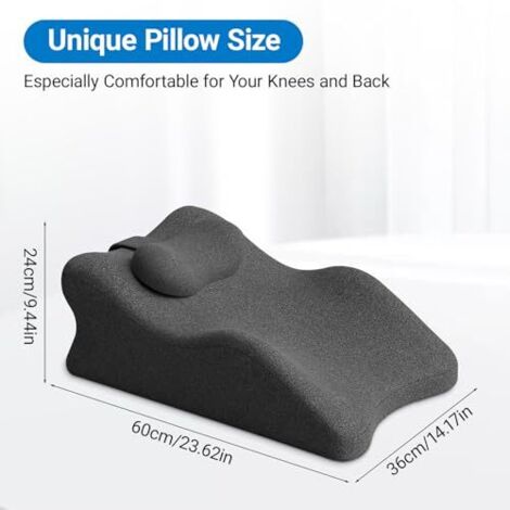 Cuscino per Schienale in Microsfere, 11,8 x 5,5'' Cuscino Cilindrico Sollievo per Cervicali e Lombari, cuscino tubolare tubo, Cuscino Rotolo, Cuscino per Il Collo per Un Sonno rilassanti(Viola