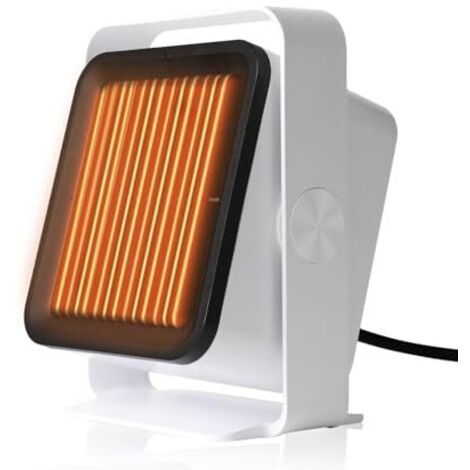 [NON UTILIZZATO] Termoventilatore a risparmio energetico, materiale PTC con 2 modalità, piccolo termoventilatore portatile, protezione da surriscaldamento e ribaltamento, termoventilatore portatile e  (1/5)