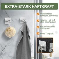 Organizer Da Parete In Tela E Metallo – 5 Tasche, Impermeabile, Con Gancio Adesivo Per Bagno, Cucina O Dormitorio