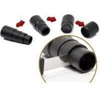 Riduttore Tubo Aspirazione Adattatore Aspirapolvere XXL Per Lavori Puliti - Diametro Fino A 50mm, Compatibile Con Bosch, Makita, Kärcher Riduttore Per Attrezzi Da Lavoro - 12