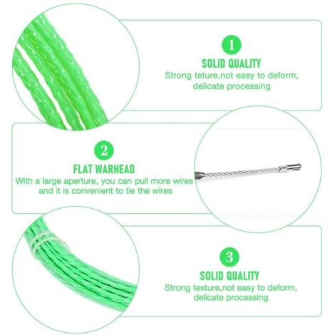 Extractor de cables eléctrico con aguja de nailon y cabezal guía ...