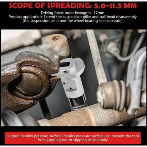 Extractor De Amortiguadores Herramienta Extracción Amortiguadores - Separador Universal Puntal Suspensión Para Coches Herramienta Amortiguadores