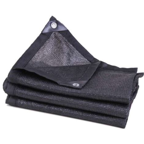Black 40% Shade Cloth Mesh – 20x48 Feet Patio Sun Screen For Plants & Outdoor Areas