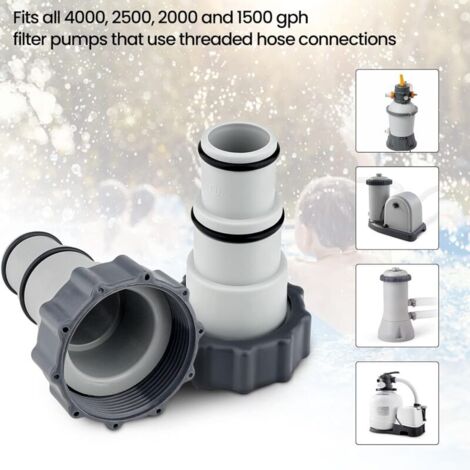 Válvula De Drenaje Para Piscinas Intex - Adaptador P6H1419, Fácil De Instalar, Repuesto Duradero