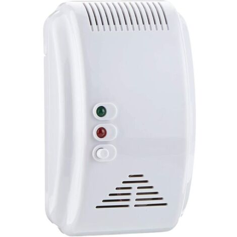 Detector de gases naturales y soporíferos (Blanco) 115x75x35mm 12V