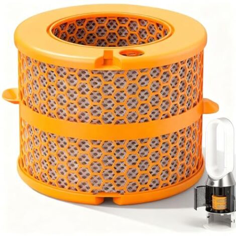 Filtro para purificador de aire Dyson Humidify+Cool PH01 PH02 PH03 PH04 PH3A, filtro de repuesto de carbón activado compatible con purificador Dyson para una humidificación uniforme del aire. (1/5)