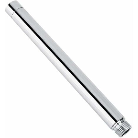 Brazo de extensión para ducha, manguera de acero inoxidable para cabezal de ducha de baño, rosca G1/2", 201 con cromado (6 pulgadas, 1/2 pulgada)