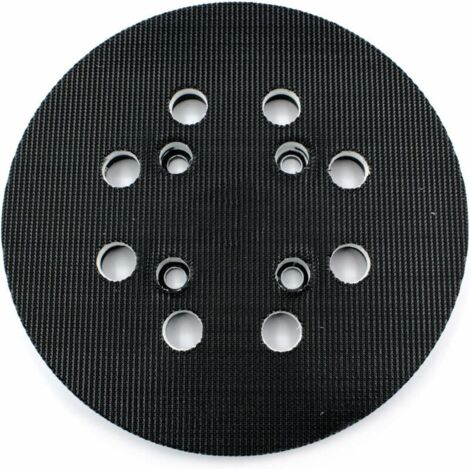 Plateau de ponçage pour Bosch (Ø 125 mm, dureté moyenne avec système accessoires pour ponceuse excentrique PEX 300/400 AE / 4000 AE / Advanced Orbit 18