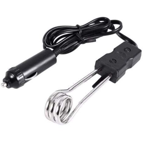 Calentador de agua eléctrico portátil para automóvil de 12 V, ideal para viajes, campamentos, picnic, hervir agua, café o té al aire libre. (1/5)