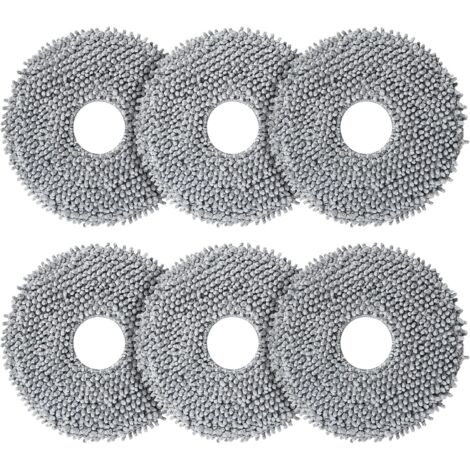 Paquete de 6 cepillos de repuesto para aspiradoras robot Roborock Saros 10R, Q Revo, Qrevo MaxV, Qrevo Master, Qrevo Slim, Qrevo Pro, Qrevo S y Qrevo Curve. (1/5)