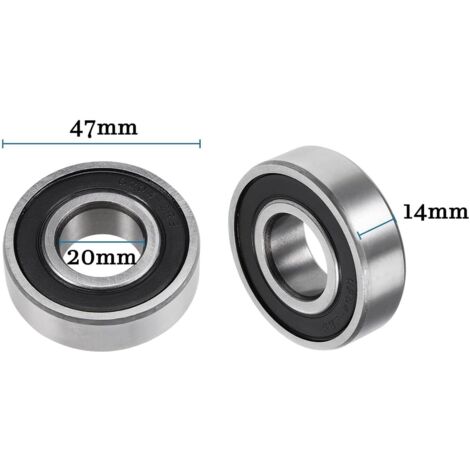 Produktbild von Kugellager 6204/19.05-2RS – 19,05 X 47 X 14 Mm, Doppelt Gedichtet, Aus Lagerstahl