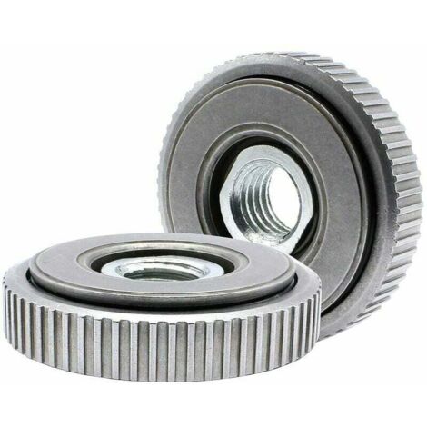 Tuercas de liberación rápida SDS Clic M14 para amoladoras angulares AEG, Black & Decker, Dewalt, Flex, Hitachi, Metabo y Makit (paquete de 2) (1/5)