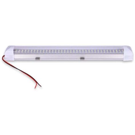 Tubo LED, tubo LED de bajo voltaje, luz LED para compartimento de 12 V, tubo LED T5 blanco frío 6000 K, tira de luz LED impermeable IP45, luz de techo LED para garaje, taller, sótano, baño, bodega, of