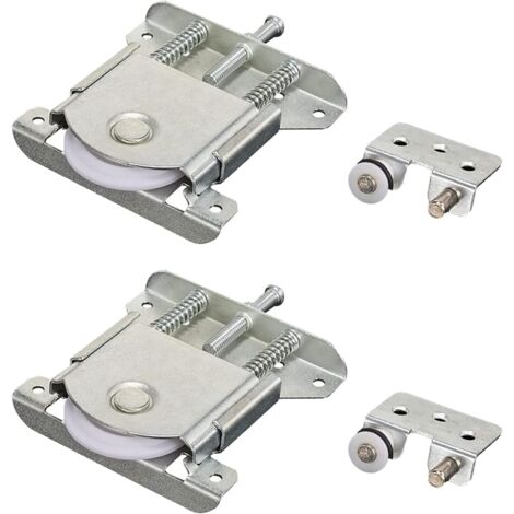 Polea deslizante para puerta de armario, ruedas para muebles, ruedas para vitrina, repuesto para puerta enrollable, carga 30 kg (1/5)