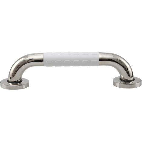 Barra de apoyo para inodoro, manija de ducha de acero inoxidable, barra de apoyo para ducha de baño de 30 cm para personas mayores, discapacitadas, niños y embarazadas, manija para bañera. (1/5)