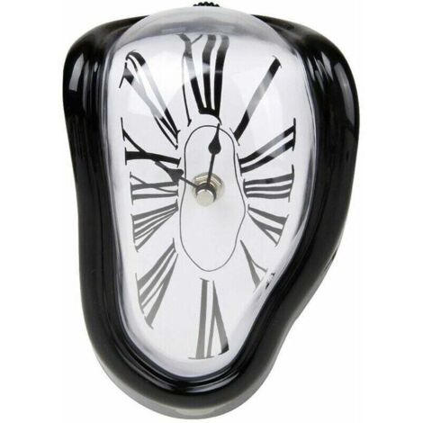 Reloj de fusión eterna Salvador Dalí, péndulo de cuarzo con números arábigos, silencioso, para estantería, mesa y escritorio. (1/5)