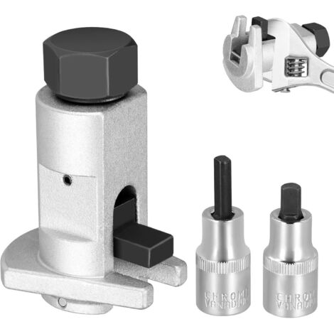 Herramienta de extracción de amortiguador hidráulico, 3 piezas de separador de suspensión de brazo oscilante, cabezal de garra, herramienta universal para extracción de chasis de automóvil, color plat (1/5)
