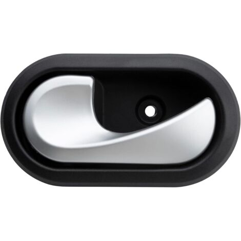 Manija interior de puerta izquierda del lado del conductor, delantera o trasera, para Dokker, Logan, Duster, Sandero 826730336R 8200733848 (plata mate) (1/5)