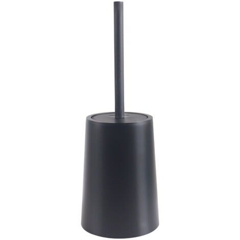 Cepillo de baño negro, cepillo de baño redondo para el baño