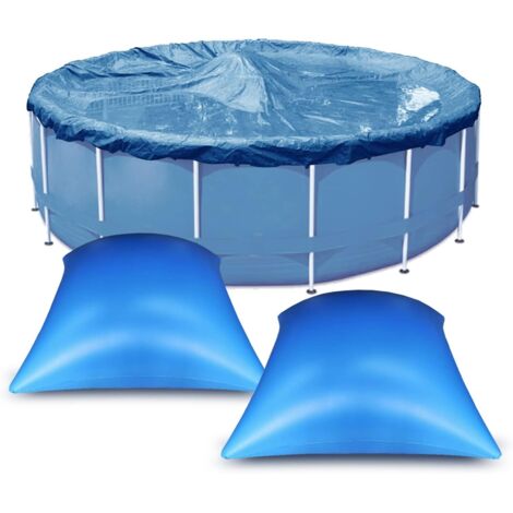 Cojín cuadrado de invierno para piscina de 1,2 x 1,2 m, flotador de invierno para piscina, cojín inflable de invierno, pelota de invierno para piscina elevada, accesorios de piscina para funda de almo (1/5)