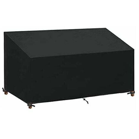 Funda para banco de jardín de 3/4 plazas, impermeable, de tela Oxford, anti-UV, para sillones (185 x 69 x 65/96 cm) (1/5)