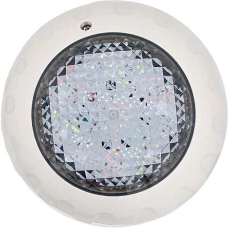 Luces LED de piscina de alta potencia con control remoto que cambian de color RGB, IP68 a prueba de agua con 108 LED, luces subacuáticas para piscina, estanque y bañera (1 unidad blanca)