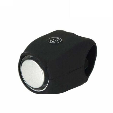 Bocina de bicicleta, timbre eléctrico para bicicleta y scooter, mini timbre electrónico de advertencia con sonido, timbre con funda de silicona impermeable. (1/5)