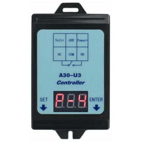 Relé de monitoreo de voltaje de CC de 6-80 V, relé de retardo de tiempo, módulo controlador de descarga de carga, relé de protección contra sobretensión y subtensión con 4 modos de trabajo M (1/5)