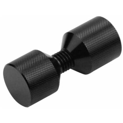 Pasadores de alineación de brida de dos orificios de 1-1/8", juego pequeño de aluminio moleteado (1/4)