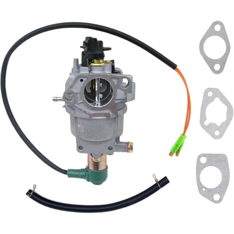 Carburador para generador GX390, compatible con motores de generador chino Generac GP5000, GP5500, GP6500, 5 kW, 5,5 kW y 13 HP, 188F. (1/5)