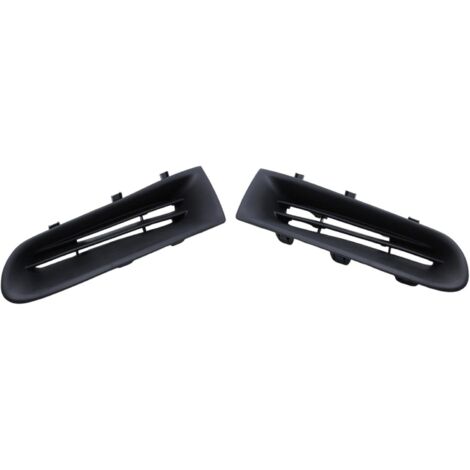 Rejilla de parachoques delantero izquierdo y derecho para Renault Clio MK3 2005-2009 7701208684 - ABS negro (izquierda) (1/5)
