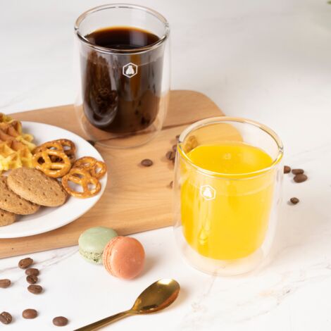 Verres Borosilicate Lave-vaisselle Lot De 4 Tasses à Expresso à Double Paroi De 450 Ml - Verres Verres Borosilicate Résistants Chaleur Verres Borosilicate Lave-vaisselle Lot De 4 Tasses à Expresso à Double Paroi De 450 Ml - Verres Verres Borosilicate Résistants Chaleur