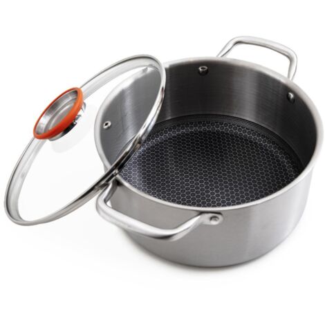 Sautoir 28cm Revêtement Céramique Noir RobuCook - 4,4L Tous Feux Dont Induction