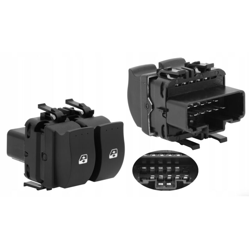 Bouton Lève-vitre électrique Avant/arrière Pour Renault Mégane 2, Trafic 2 - Neuf - 2 Ans Garantie