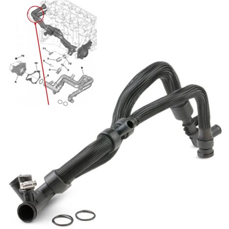 Tuyau refroidissement pompe à eau pour Peugeot Citroen Ford 1.4