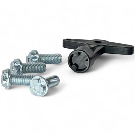 4 vis + clé outil pour fixation du moyeu de jante centre de roue