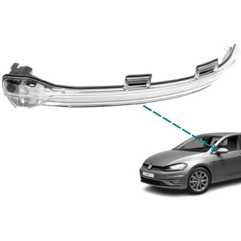 Clignotant de rétroviseur gauche pour VW Golf 7 et Touran -