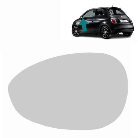 Support + Glace de Rétroviseur GAUCHE chauffé Fiat 500 Punto (1/4)
