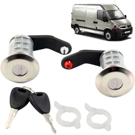 Barillet serrure de porte avant pour MASTER II MASCOTT MOVANO A (1/5)