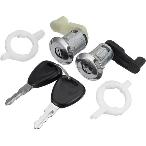 Barillet serrure de porte pour Renault Megane Scenic Clio et (1/5)